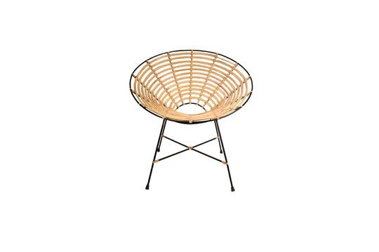 Ronde Kubu rotan stoel Productfoto