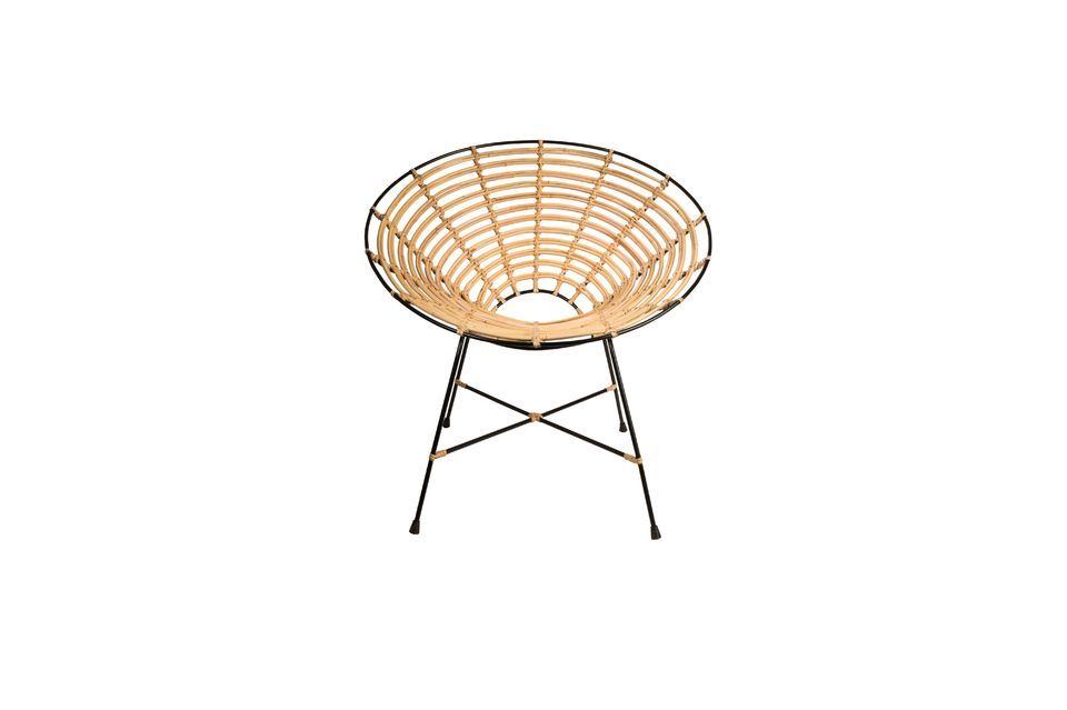 Ronde Kubu rotan stoel - 8