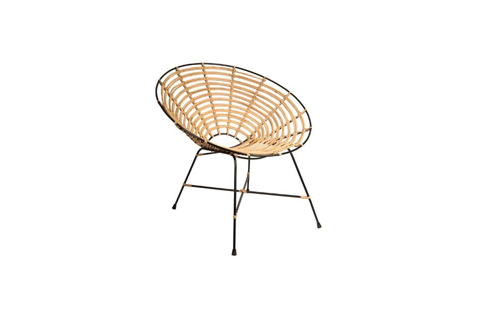 Ronde Kubu rotan stoel - 10