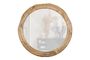 Miniatuur Ronde spiegel in mangohout, beige Rion Productfoto