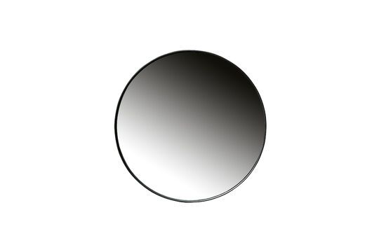 Ronde zwarte metalen spiegel Doutzen Productfoto