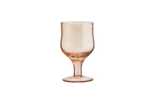 Rood gehamerd glas wijnglas Marto Productfoto