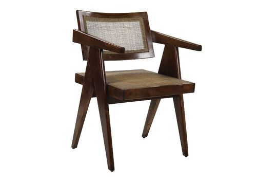 Rosalia donkerhouten fauteuil