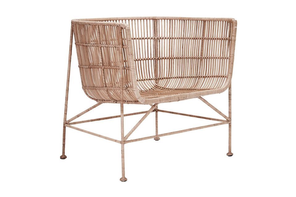 Rotan fauteuil beige Cuun House Doctor