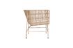 Miniatuur Rotan fauteuil beige Cuun 5