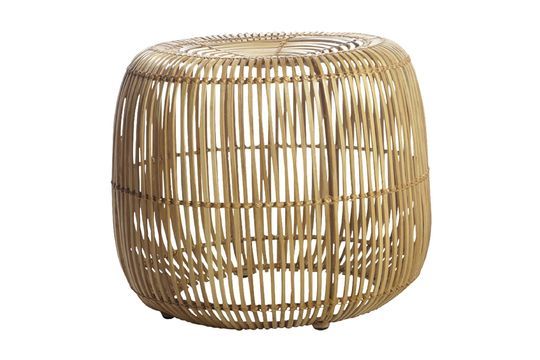 Rotan kruk beige Modern Productfoto