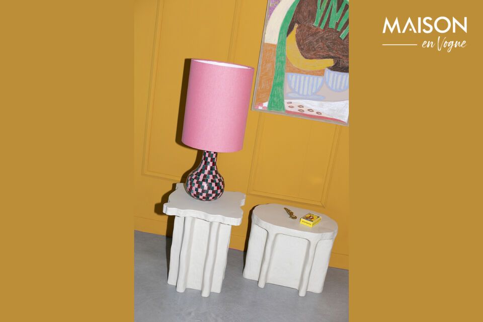 Roze ijzeren lamp Don't Be Afraid of Colour Bold Monkey
