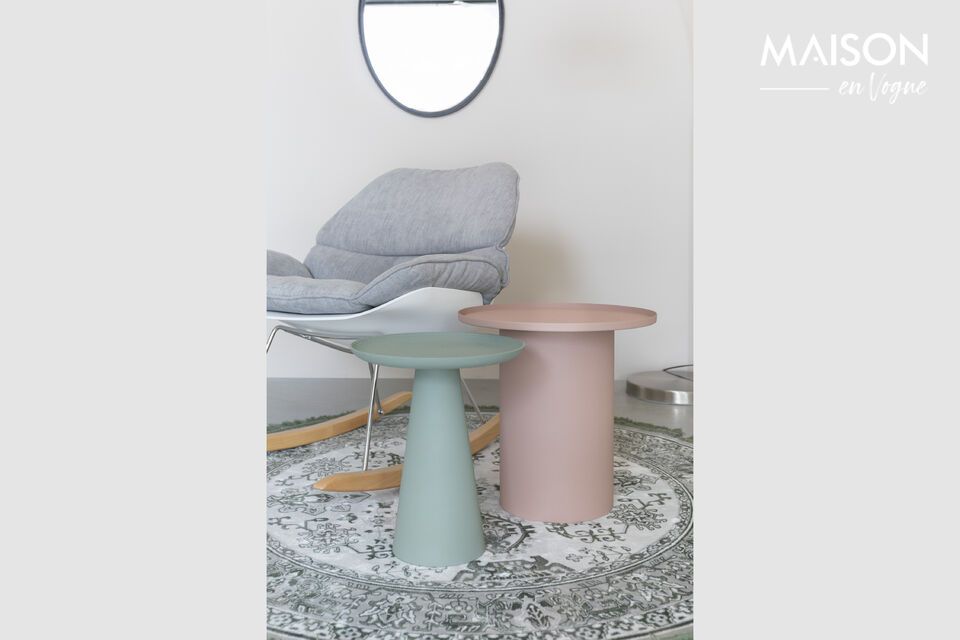 Een modern ontwerp met een elegant vleugje roze.