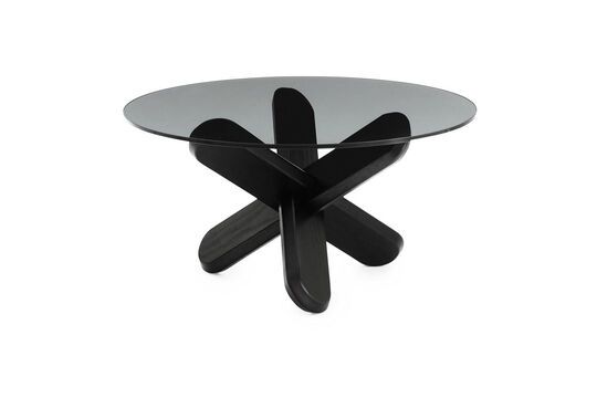 Salontafel in zwart rookglas Ding Productfoto