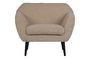 Miniatuur Sand schapenvacht effect fauteuil Rocco Productfoto