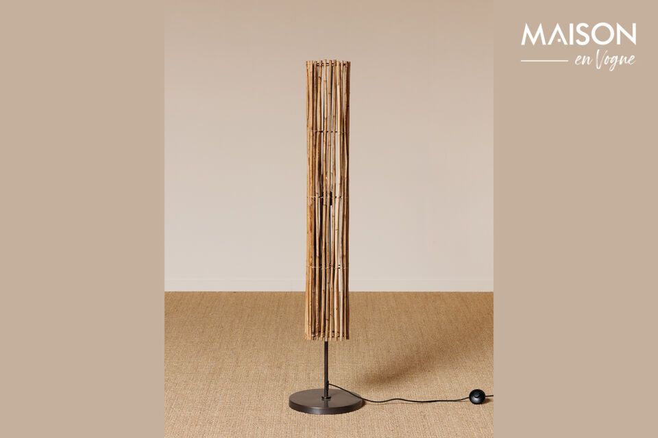 Savana lichte rotan vloerlamp Chehoma