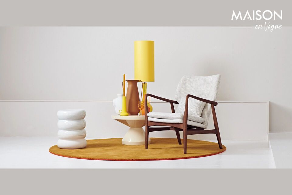 Viscose Schaduw Geel, minimalistisch en elegant
