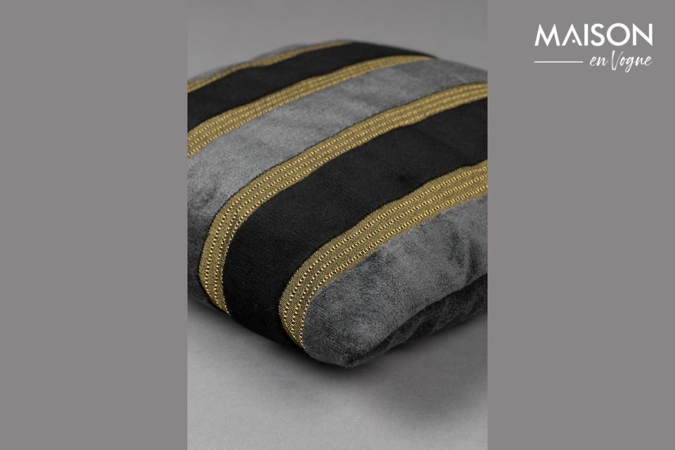 Scott Cushion Zwart en Grijs - 5