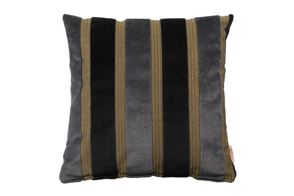 Scott Cushion Zwart en Grijs Dutch Bone