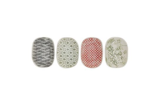 Serveerschotel Viola - set van 4 stuks