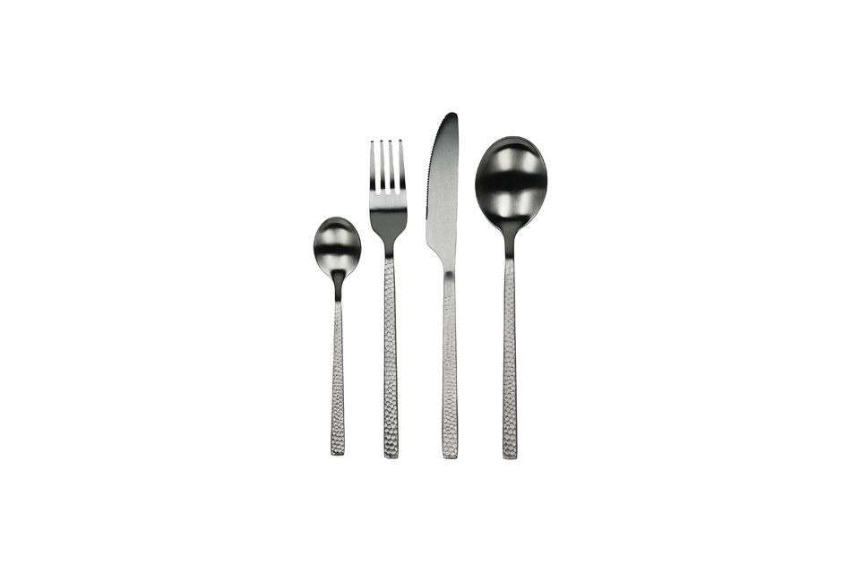 Set 24 Bestek 18 0 Osawa gehamerd Pomax