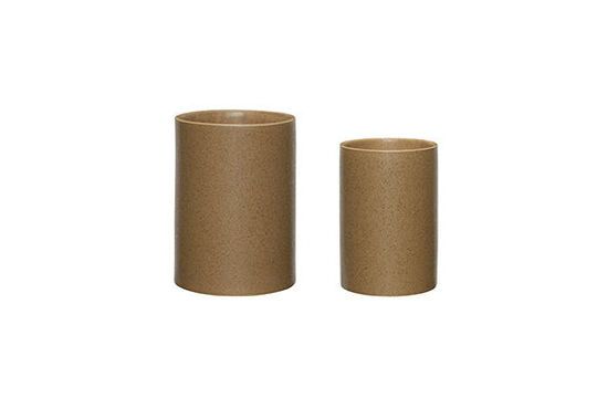 Set van 2 Edna bruine keramische pannenlappen Productfoto