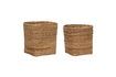 Miniatuur Set van 2 Gentle lichte rotan manden 4