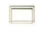 Miniatuur Set van 2 Porto groene keramische consoles Productfoto