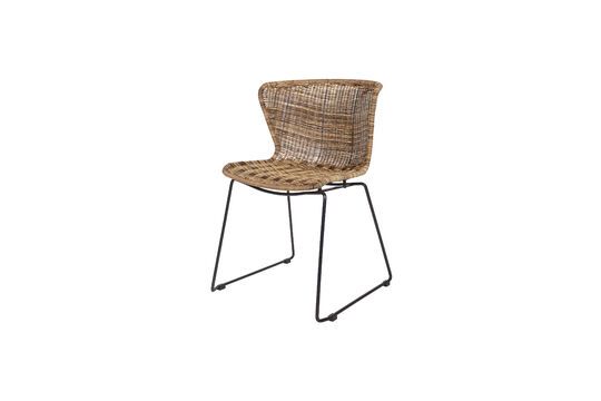 Set van 2 rotan stoelen Wings bruin