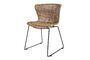 Miniatuur Set van 2 rotan stoelen Wings bruin Productfoto
