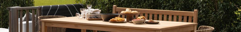 Benadrukte materialen Set van 2 rotan stoelen Wings bruin