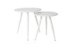 Miniatuur Set van 2 White Daven Side Tables 6