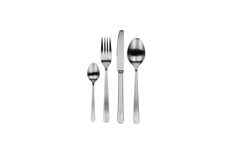 Set van 24 bestekken 18 8 Takao zilver Pomax