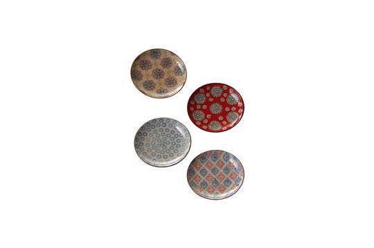 Set van 4 Boheemse keramische platen Productfoto