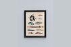 Miniatuur Set van 4 zwarte Renard houten frames 5