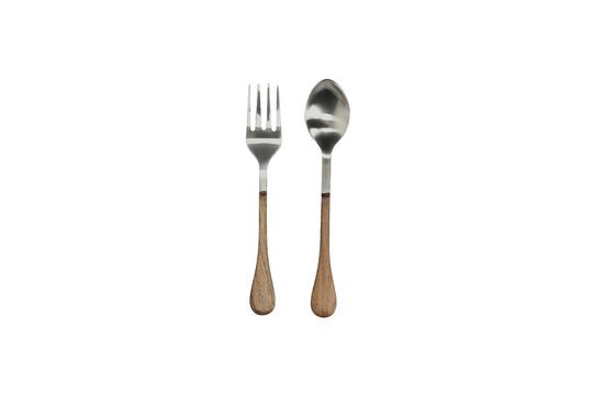 Set van 8 Rémy licht houten dessertbordjes Productfoto