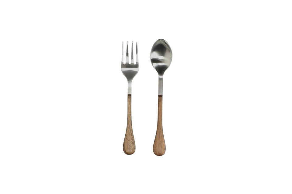 Set van 8 Rémy licht houten dessertbordjes Pomax