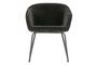 Miniatuur Sien zwart fluwelen stoel Productfoto