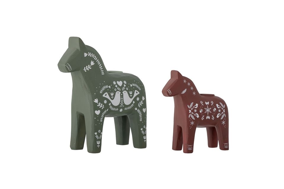 Ze zijn ontworpen in 2 traditionele kerstkleuren met ongelooflijke patronen