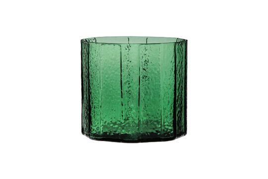 Smaragdgroene glazen vaas
