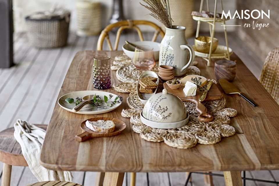 De Bea Soup Plate van Bloomingville is een prachtig steengoed bord in een natuurlijke kleur