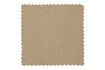 Miniatuur Sofa in beige schapenvacht stof Sara 2