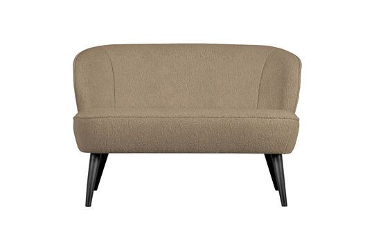 Sofa in beige schapenvacht stof Sara Productfoto