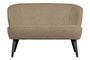 Miniatuur Sofa in beige schapenvacht stof Sara Productfoto