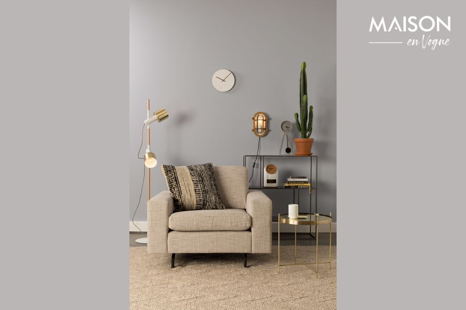 Sofa Jean 1 Place Latte Zuiver