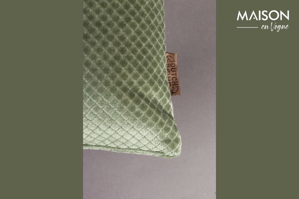 De oude groene kleur maakt het een elegante creatie met vintage accenten