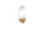 Miniatuur Spiegel met beige houten plank Nomade Productfoto