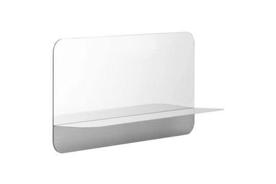Spiegel met zilveren stalen plank Horizon Productfoto