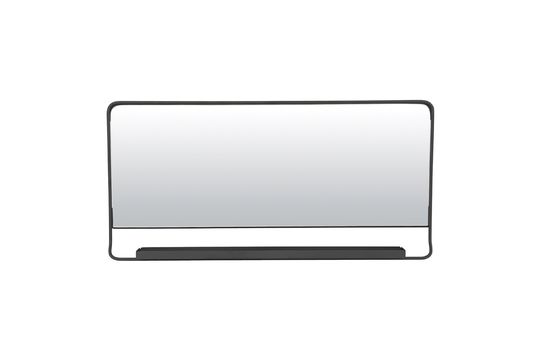 Spiegel met zwarte metalen plank Chic Productfoto