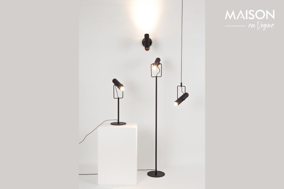 Staande lamp Marlon Zwart Zuiver