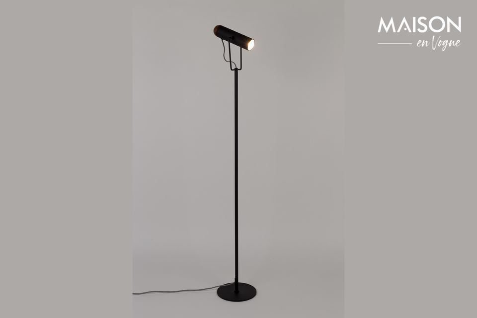 Staande lamp Marlon Zwart - 5