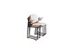 Miniatuur Stapels fauteuil grijs 9