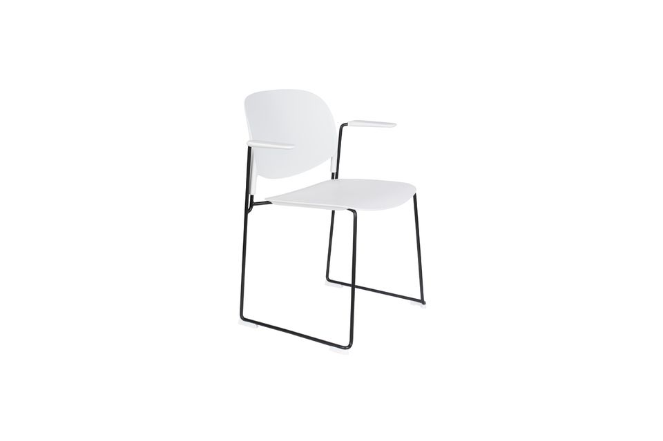 Stapels fauteuil wit White Label