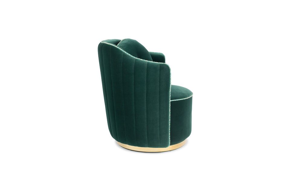 De draaivoet en het afneembare kussen zorgen voor maximaal comfort