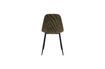 Miniatuur Stoel in groen polyester velours Found 6